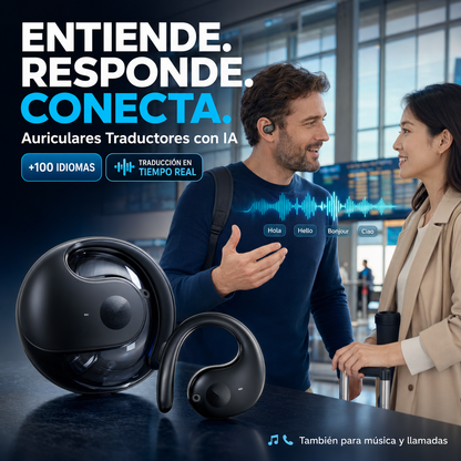 Auriculares traductor IA