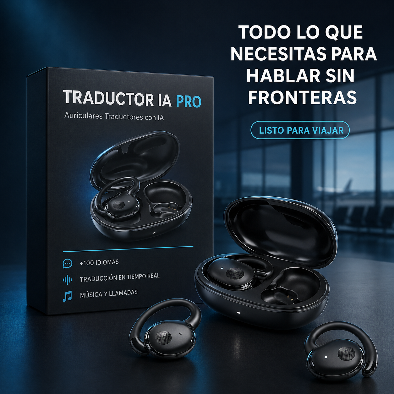 Auriculares traductor IA